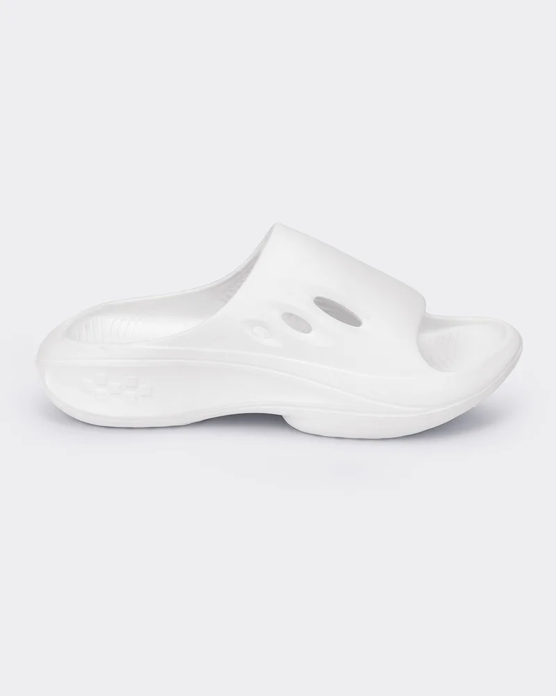 bewakoof Men's White Comfy Sliders